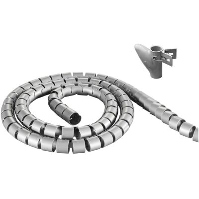 Deltaco Goulotte passe-câbles, tube de fil nylon 25mm de diamètre outil inclus 2.5m argent (Gaines pour câbles, 250 cm) - Publicité Deltaco Goulotte passe-câbles, tube de fil nylon 25mm de diamètre outil inclus 2.5m argent (Gaines pour câbles, 250 cm) - Publicité