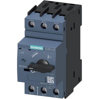 Siemens 3RV2321-4BC10 - Disjoncteur - 20A, 3 pôles, 690V - Publicité Siemens 3RV2321-4BC10 - Disjoncteur - 20A, 3 pôles, 690V - Publicité