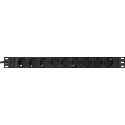 Deltaco Multiprise, GT-8527 power extension 9 AC outlet(s) Indoor Black (Extension de puissance 9 sorties CA) (9x, CEE 7/3, CEE 7/7, 2 m) - Publicité Deltaco Multiprise, GT-8527 power extension 9 AC outlet(s) Indoor Black (Extension de puissance 9 sorties CA) (9x, CEE 7/3, CEE 7/7, 2 m) - Publicité