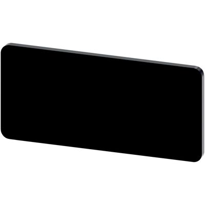 Siemens Plaque d'étiquetage 12.5x27mm, noir, Bouton + interrupteur, Noir - Publicité Siemens Plaque d'étiquetage 12.5x27mm, noir, Bouton + interrupteur, Noir - Publicité