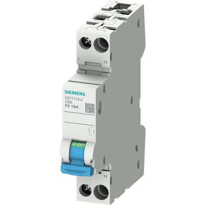 Siemens 5SY1706-4 Disjoncteur de protection - 6A, 230V AC/DC - Publicité Siemens 5SY1706-4 Disjoncteur de protection - 6A, 230V AC/DC - Publicité