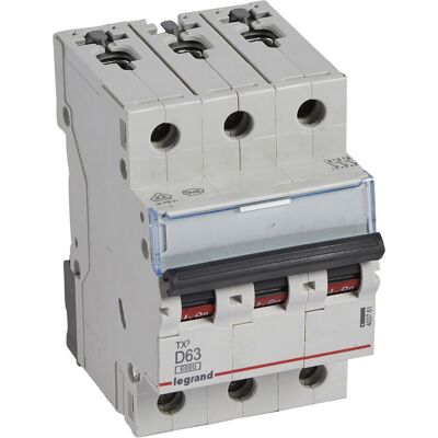 Legrand Disjoncteur, 403761 Disjoncteur de protection de ligne 63 A 400 V/AC - Publicité Legrand Disjoncteur, 403761 Disjoncteur de protection de ligne 63 A 400 V/AC - Publicité