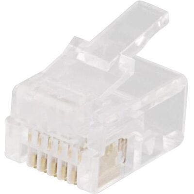 Deltaco Connecteur modulaire RJ12 6P6C 20-pack transparent (Module Keystone), Réseau : accessoires - Publicité Deltaco Connecteur modulaire RJ12 6P6C 20-pack transparent (Module Keystone), Réseau : accessoires - Publicité