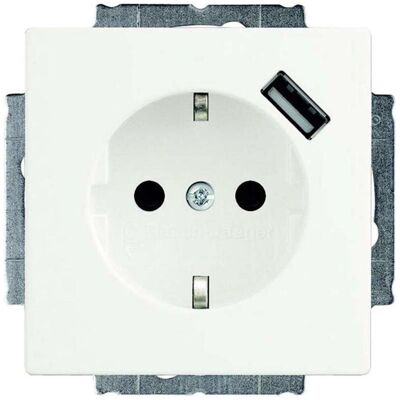 Busch-Jaeger, Prise de courant, 20EUCBUSB-84 Prise USB - Publicité Busch-Jaeger, Prise de courant, 20EUCBUSB-84 Prise USB - Publicité