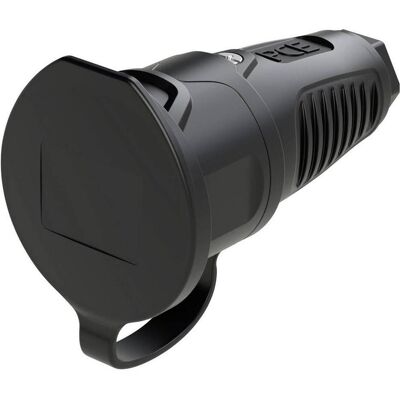 Prise électrique femelle PC Electric 2411-ss avec terre - 250V noir IP54 - Publicité Prise électrique femelle PC Electric 2411-ss avec terre - 250V noir IP54 - Publicité