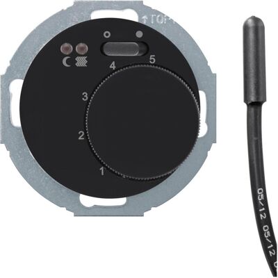 Berker 20342035, Thermostat, Noir - Publicité Berker 20342035, Thermostat, Noir - Publicité