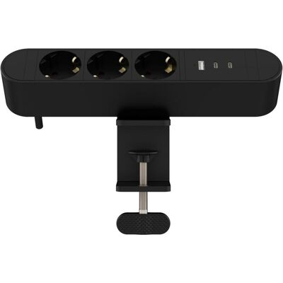 MicroConnect, Multiprise, Multi Desktop Power Socket 3 (3x, CEE 7/3, USB-A, USB-C, 1.80 m) - Publicité MicroConnect, Multiprise, Multi Desktop Power Socket 3 (3x, CEE 7/3, USB-A, USB-C, 1.80 m) - Publicité