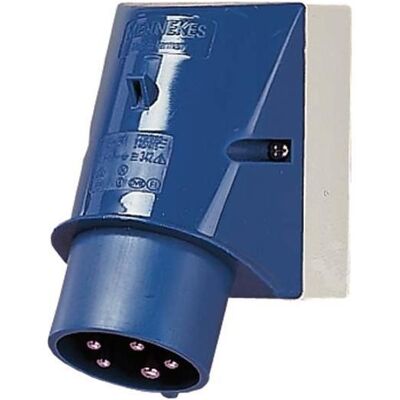 Mennekes, Prise + connecteur, MEN 353 32A5P 9H230V Fiche murale IP44 (CEI 60309) - Publicité Mennekes, Prise + connecteur, MEN 353 32A5P 9H230V Fiche murale IP44 (CEI 60309) - Publicité