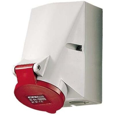Mennekes, Prise de courant, MEN 20485A 16A4P 6H400V Prise murale IP44 HW/VN - Publicité Mennekes, Prise de courant, MEN 20485A 16A4P 6H400V Prise murale IP44 HW/VN - Publicité