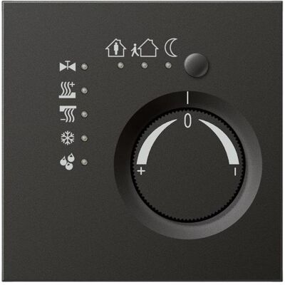 JUNG Régulateur de température ambiante UP LS KNX anth mt AL2178TSAN, Thermostat, Gris - Publicité JUNG Régulateur de température ambiante UP LS KNX anth mt AL2178TSAN, Thermostat, Gris - Publicité