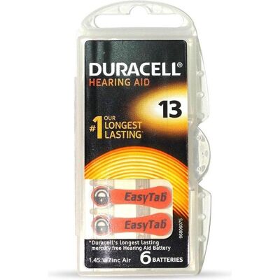 Duracell kuuldeaparaadile 13 6tk. (6 pcs, 13), Batteries + piles - Publicité Duracell kuuldeaparaadile 13 6tk. (6 pcs, 13), Batteries + piles - Publicité