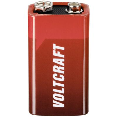 Voltcraft 6LR61 Pile bloc 9 V alcaline-manganèse 550 mAh 9 V 1 pc. (1 pcs, 9V Block, 550 mAh), Batteries + piles - Publicité Voltcraft 6LR61 Pile bloc 9 V alcaline-manganèse 550 mAh 9 V 1 pc. (1 pcs, 9V Block, 550 mAh), Batteries + piles - Publicité