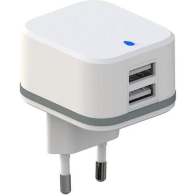 Velleman CHARGEUR COMPACT AVEC 2 CONNEXIONS USB - 5 V - 4.8 A max. - 24 W. max. - BLANC (24 W, 2 ports), Chargeur USB, Blanc - Publicité Velleman CHARGEUR COMPACT AVEC 2 CONNEXIONS USB - 5 V - 4.8 A max. - 24 W. max. - BLANC (24 W, 2 ports), Chargeur USB, Blanc - Publicité