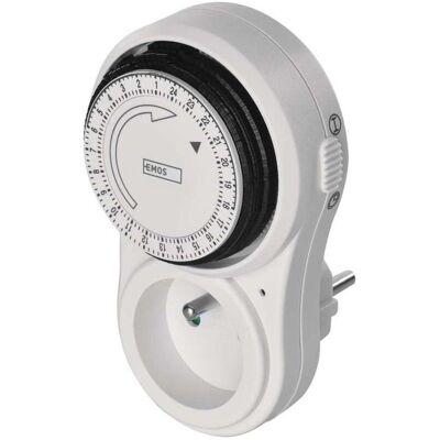 Minuterie Emos - Extérieur - 230V/16A - 15min - IP20 - Publicité Minuterie Emos - Extérieur - 230V/16A - 15min - IP20 - Publicité
