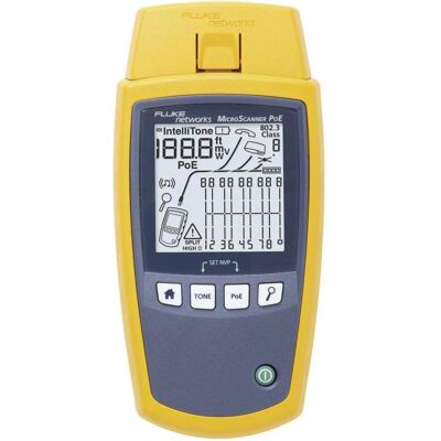 Fluke, Multimètre, Le testeur PoE MicroScanner a été conçu spécialement pour les techniciens de communication (Testeur de câbles) - Publicité Fluke, Multimètre, Le testeur PoE MicroScanner a été conçu spécialement pour les techniciens de communication (Testeur de câbles) - Publicité