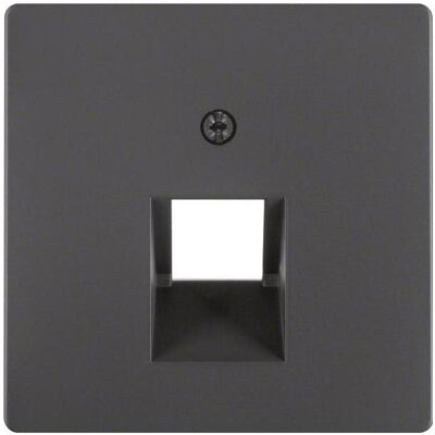 Berker, Accessoires Gamme d'interrupteurs, Pièce centrale pour 14076086 Prise UAE Q.1/Q.3 anthracite, velours - Publicité Berker, Accessoires Gamme d'interrupteurs, Pièce centrale pour 14076086 Prise UAE Q.1/Q.3 anthracite, velours - Publicité