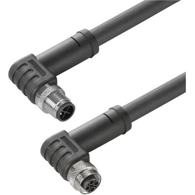Weidmüller Câble pour capteurs/actionneurs,Câble de raccordement, M12/M12, 4, 1.5 m SAIL-M12WM12W-S3-1.5P, Câble + prise électronique, Noir - Publicité Weidmüller Câble pour capteurs/actionneurs,Câble de raccordement, M12/M12, 4, 1.5 m SAIL-M12WM12W-S3-1.5P, Câble + prise électronique, Noir - Publicité