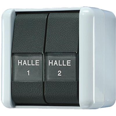 Module à bascule gris 2W AP IP44 WG 800 839 NAW - Module d'interrupteur - Publicité Module à bascule gris 2W AP IP44 WG 800 839 NAW - Module d'interrupteur - Publicité