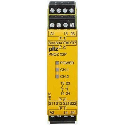 Pilz 774607 PNOZ X2.2 24VAC/DC 2n/o, Relai - Publicité Pilz 774607 PNOZ X2.2 24VAC/DC 2n/o, Relai - Publicité