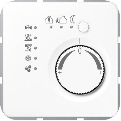 JUNG Régulateur de température ambiante UP CD KNX aws glz CD2178TSWW, Thermostat, Blanc - Publicité JUNG Régulateur de température ambiante UP CD KNX aws glz CD2178TSWW, Thermostat, Blanc - Publicité