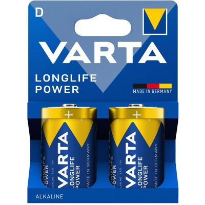 Varta LONGLIFE Power (2 pcs, D, 16500 mAh), Batteries + piles - Publicité Varta LONGLIFE Power (2 pcs, D, 16500 mAh), Batteries + piles - Publicité