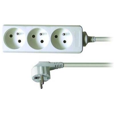 Cordon d’extension Solight 5m - 3 prises, IP20 - Publicité Cordon d’extension Solight 5m - 3 prises, IP20 - Publicité
