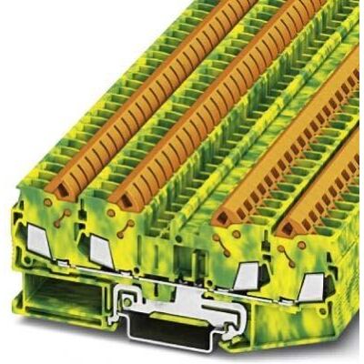 Phoenix Contact QTC 2,5-QUATTRO-PE Bornes de protection Vert-Jaune - Publicité Phoenix Contact QTC 2,5-QUATTRO-PE Bornes de protection Vert-Jaune - Publicité