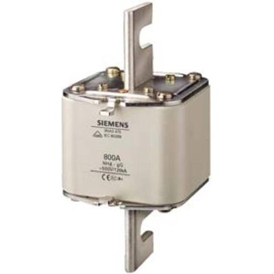 Siemens Fusible, Cartouche fusible HPC HT avec contacts vissés NH4 A gG Un AC 500 (1250 A) - Publicité Siemens Fusible, Cartouche fusible HPC HT avec contacts vissés NH4 A gG Un AC 500 (1250 A) - Publicité