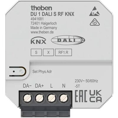 Theben, Actionneur, Du 1 Dali S Rf Knx - Publicité Theben, Actionneur, Du 1 Dali S Rf Knx - Publicité