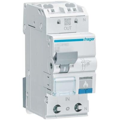 Hager ARC956D - Dispositif de protection incendie AFDD avec interrupteur LS - Protection - Publicité Hager ARC956D - Dispositif de protection incendie AFDD avec interrupteur LS - Protection - Publicité