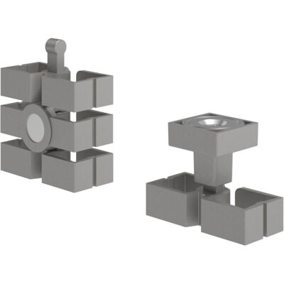 Dataflex, Goulotte passe-câbles, Addit Accessoires kit de montage magnétique pour enrouleur de câble, argent (34.382) (7 cm) - Publicité Dataflex, Goulotte passe-câbles, Addit Accessoires kit de montage magnétique pour enrouleur de câble, argent (34.382) (7 cm) - Publicité