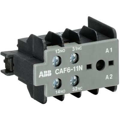 ABB, Disjoncteur, Contact auxiliaire 2 pôles CAF6 Montage frontal, 600 V CAF6 - Publicité ABB, Disjoncteur, Contact auxiliaire 2 pôles CAF6 Montage frontal, 600 V CAF6 - Publicité
