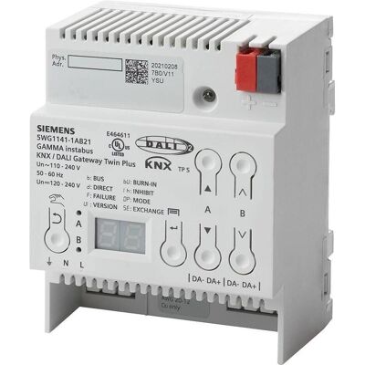 Modèle Siemens 5WG1141-1AB21 - Passerelle DALI KNX - Accessoire Éclairage - Publicité Modèle Siemens 5WG1141-1AB21 - Passerelle DALI KNX - Accessoire Éclairage - Publicité