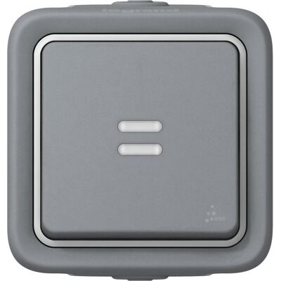 Legrand Plexo APWG Interrupteur de contrôle de changement 69712 IP55 gris, Bouton + interrupteur, Gris - Publicité Legrand Plexo APWG Interrupteur de contrôle de changement 69712 IP55 gris, Bouton + interrupteur, Gris - Publicité
