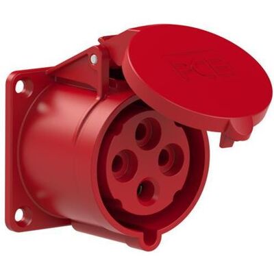 PCE, Prise de courant, 44.020 WCD Unterputz CEE 32A - 400V - 4P - P44 - 6h - rot - Publicité PCE, Prise de courant, 44.020 WCD Unterputz CEE 32A - 400V - 4P - P44 - 6h - rot - Publicité
