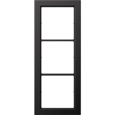 JUNG, Accessoires Gamme d'interrupteurs, Cadre de montage 3f alu LS / FLAT DESIGN FDAL2983D - Publicité JUNG, Accessoires Gamme d'interrupteurs, Cadre de montage 3f alu LS / FLAT DESIGN FDAL2983D - Publicité