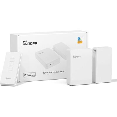 Sonoff, Rideaux : accessoires, Moteur de rideau Smart Home Zigbee 3.0 - Publicité Sonoff, Rideaux : accessoires, Moteur de rideau Smart Home Zigbee 3.0 - Publicité