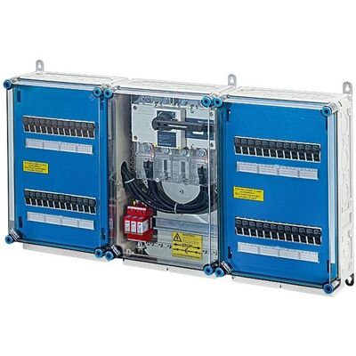 Hensel Boîte de jonction, HEN Mi PV 3941 PV-GAK, avec ESS et fusible, Mi PV 3941 24xPV - Publicité Hensel Boîte de jonction, HEN Mi PV 3941 PV-GAK, avec ESS et fusible, Mi PV 3941 24xPV - Publicité