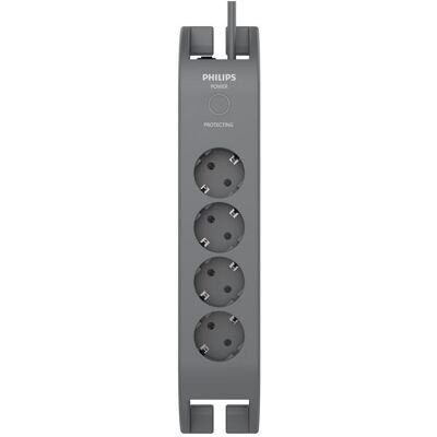 Philips Multiprise, Encre de puissance (4x, CEE 7/3, 2 m) - Publicité Philips Multiprise, Encre de puissance (4x, CEE 7/3, 2 m) - Publicité