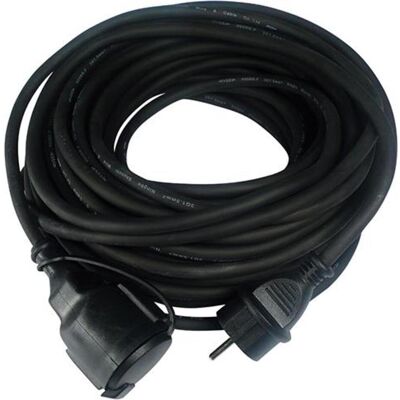 Fortis Rallonge, Câble de rallonge H07RN-F3G1,5 25 mètres avec fiche et connecteur (25 m) - Publicité Fortis Rallonge, Câble de rallonge H07RN-F3G1,5 25 mètres avec fiche et connecteur (25 m) - Publicité