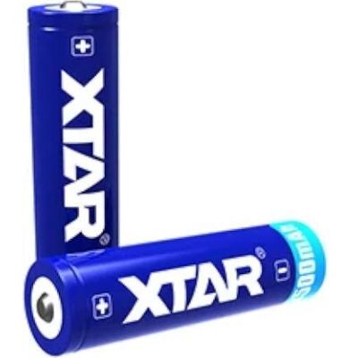 Xtar 18650-3500 - Batterie - Lithium rechargeable haute capacité - Publicité Xtar 18650-3500 - Batterie - Lithium rechargeable haute capacité - Publicité