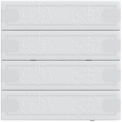 Gira 5054003, Bouton + interrupteur, Blanc - Publicité Gira 5054003, Bouton + interrupteur, Blanc - Publicité