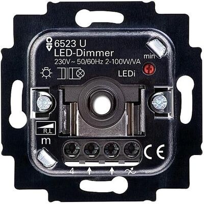 Busch-Jaeger Busch-Dimmer U-102 - Gradateur LED universel - Publicité Busch-Jaeger Busch-Dimmer U-102 - Gradateur LED universel - Publicité