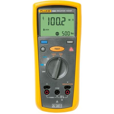 Fluke, Multimètre, Isolationsmessgerät 1503 (CAT IV 600V) - Publicité Fluke, Multimètre, Isolationsmessgerät 1503 (CAT IV 600V) - Publicité