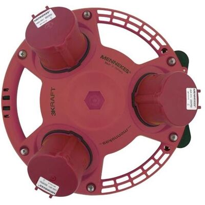 Mennekes, Distributeur de chantier, MEN 94358RO Combinaison de prises 3KRAFT 3x16A 5p 400V IP44 (3x, CEE 16/5) - Publicité Mennekes, Distributeur de chantier, MEN 94358RO Combinaison de prises 3KRAFT 3x16A 5p 400V IP44 (3x, CEE 16/5) - Publicité