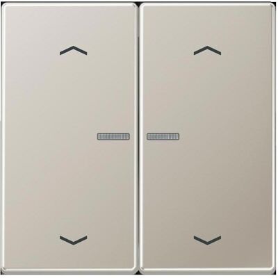JUNG, Interrupteurs éclairage + volets électriques, BTES17102P HOME Bouton-poussoir double m - Publicité JUNG, Interrupteurs éclairage + volets électriques, BTES17102P HOME Bouton-poussoir double m - Publicité
