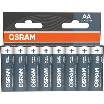 Osram Batterie POWER X-TREME AA Mignon LR6 8 Stück (8 pcs, AA), Batteries + piles - Publicité Osram Batterie POWER X-TREME AA Mignon LR6 8 Stück (8 pcs, AA), Batteries + piles - Publicité