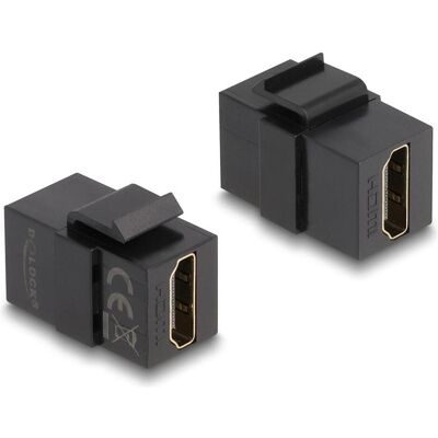 Delock Module Keystone HDMI Noir (HDMI, HDMI), Adaptateur vidéo, Noir - Publicité Delock Module Keystone HDMI Noir (HDMI, HDMI), Adaptateur vidéo, Noir - Publicité