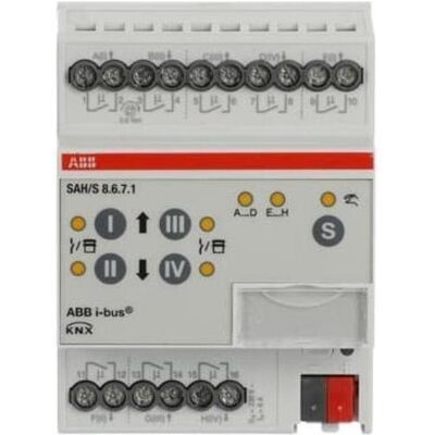 ABB SAH/S8.6.7.1 - Actionneur de commutation/volets - Publicité ABB SAH/S8.6.7.1 - Actionneur de commutation/volets - Publicité