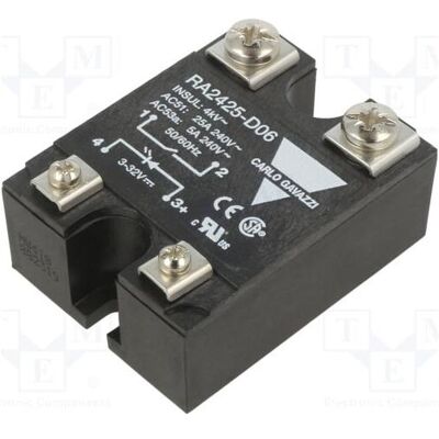CARLO GAVAZZI - RA 2425-D06 - 3-32VDC - 24-280V - Relay - Publicité CARLO GAVAZZI - RA 2425-D06 - 3-32VDC - 24-280V - Relay - Publicité